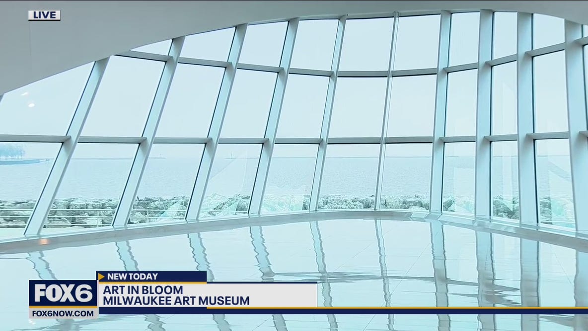 It may not feel that Spring has arrived, but at the Milwaukee Art Museum their art pieces will be in full bloom this weekend